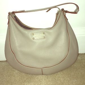 Grey Kate Spade Purse